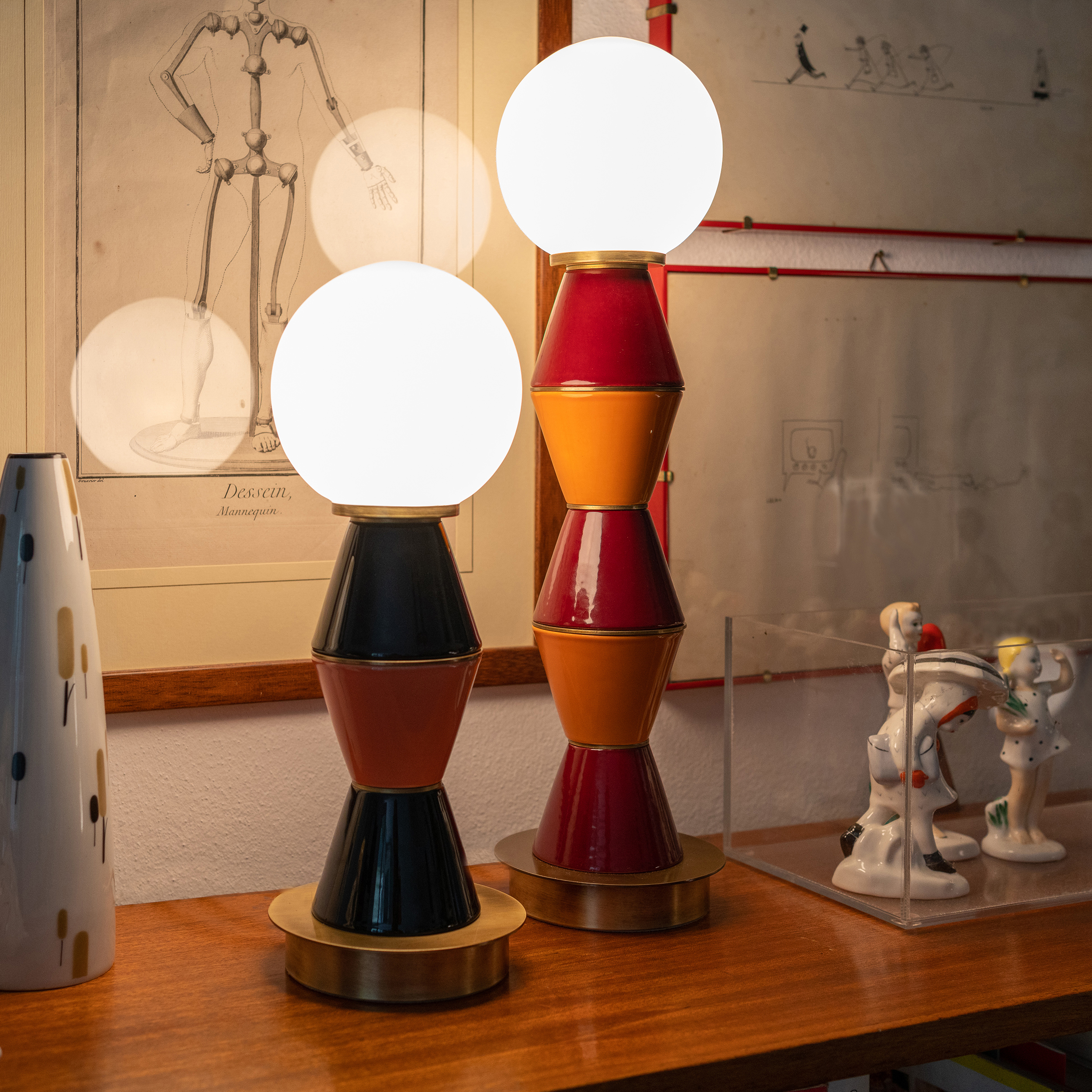 Palm - Small table lamp five elements